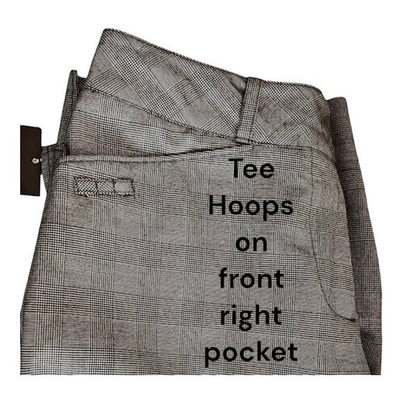 NWT SWING BETTE & COURT Houndstooth Lindsey Fit Golf Bermuda Ladies Size 8 - Picture 7 of 7